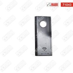 Claas késpenge bal 114x48x4 mm d=19 mm