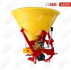 Strumyk Műtrágyaszóró műanyag, gyümölcsösbe, 500L, hidraulikus nyitással /Strumyk/