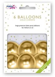 PUKKA PAD Léggömb, 30 cm, PUKKA PAD, metál arany (PUPL019) - jatekotthon
