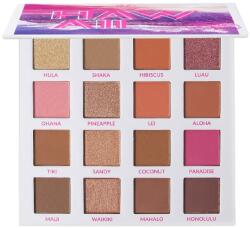 BH Cosmetics BH 16 Color Shadow Palette Hanging in Hawaii Сенки палитра 10gr