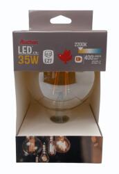 Auchan Kedvenc E27 led gömb G95 35w arany