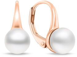 Brilio Silver Cercei bronz cu perle EA938R