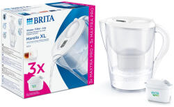 BRITA BR1052782 Marella XL vízszűrő kancsó, fehér, 3 db Maxtra Pro Pure Performance szűrőbetéttel