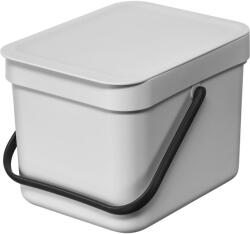 Brabantia Sort & Go 6 L 1 kosarak száma Szürke szelektív hulladékgyűjtő (213267)
