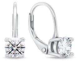 Brilio Silver Divatos ezüst fülbevaló cirkónium kővel EA116W