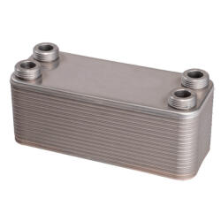 FixTrend ZB190-40 forrasztott lemezes hőcserélő, 40 lemezes, L=190mm, 4x3/4" (17B1904009)
