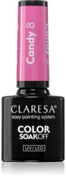Claresa SoakOff UV/LED Color Candy géles körömlakk árnyalat 8 5 g