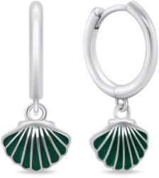 Brilio Silver Divatos ezüst fülbevaló kagylóval EA759WG