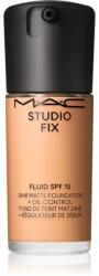 MAC Cosmetics Studio Fix Fluid SPF 15 24HR Matte Foundation + Oil Control mattító alapozó SPF 15 árnyalat NW18 30 ml