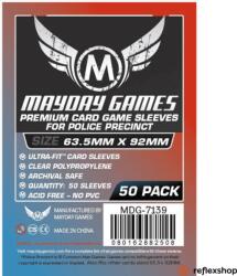 Mayday games Prémium Egyedi "Police Precinct" kártyavédő 63, 5 x 92 mm (50 db-os csomag) (MDG-7139) - reflexshop
