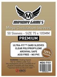 Mayday games Prémium Mega Civilization kártyavédő 75 x 105 mm (50 db-os csomag) (MDG-7151) - reflexshop