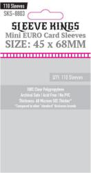 Sleeve Kings mini Euro kártyavédő (110 db-os csomag) 45 x 68 mm (SKS-8803) - reflexshop