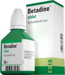 Egis Gyógyszergyár Zrt Betadine® povidon-jód 10% bőrfertőtlenítő oldat - 30 ml - 1 db