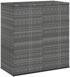 vidaXL szürke polyrattan kerti párnatartó doboz 100 x 49 x 103, 5 cm 317225 (317225)