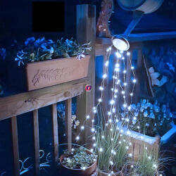Koopman 160 LED fényfüzér hidegfehér kültéri elemes, timer, 8 program, 8 m, micro led (AX9730730)