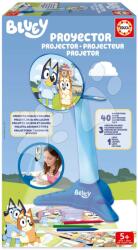 Educa Desenarea imaginilor cu proiector cu lampă LED Bluey Projector Educa 40 diapozitive cu imagini de la 5 ani (EDU20109)