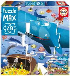 Educa Puzzle Lumea subacvatică MAX Educa 28 piese mari de la 3 ani (EDU19956) Puzzle
