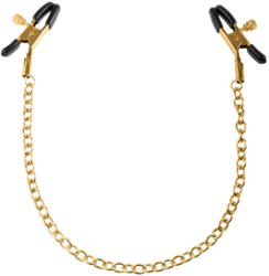  Pipedream Chain Nipple Clamps Gold/Black mellcsipesz