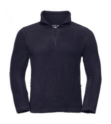 Russell Uniszex hosszú ujjú felső Russell Europe Quarter Zip Outdoor Fleece XS, Sötétkék (navy)