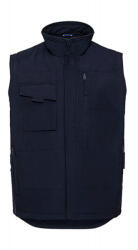 Russell Europe Férfi ujjatlan mellény munkaruha Russell Europe Heavy Duty Workwear Gilet 3XL, Sötétkék (navy)