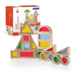 Guidecraft Junior Rainbow Blocks set 20 piese, Guidecraft (G3082)