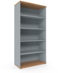  Dulap inalt Viva, 179 x 90 x 42 cm, deschis, fag/gri M1250052 Dulap arhivare