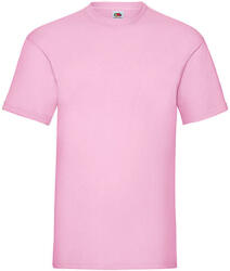 Fruit of the Loom Csomag akciós póló (minimum 3 db) Férfi póló Rövid ujjú Fruit of the Loom Valueweight Tee - M , Világos rózsaszín (pink)