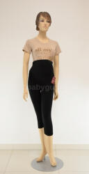 Mommy Style 3/4-es leggings fekete S