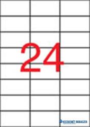 APLI Etikett, 70x37 mm, poliészter, APLI, átlátszó, 240 etikett/csomag (LCA10051) - kecskemetirodaszer