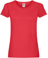 Fruit of the Loom Női póló Rövid ujjú Fruit of the Loom Original T Lady-Fit - XS, Piros