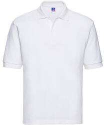 Russell Europe Férfi galléros póló rövid ujjú Russell Europe Polo Blended Fabric - L, Fehér