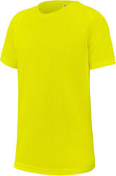 Proact Gyerek póló Proact PA445 Kids' Short Sleeved Sports T-Shirt -10/12, Fluorescent Yellow