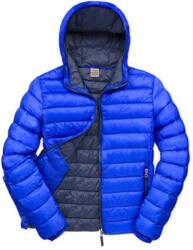 Result Férfi Kabát Kapucnis Hosszú ujjú Result Snow Bird Hooded Jacket -L, Királykék/Sötétkék