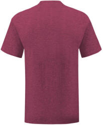 Fruit of the Loom Csomag akciós póló (minimum 3 db) Férfi rövid ujjú póló Fruit of the Loom Iconic 150 T -XL, Heather Burgundi vörös