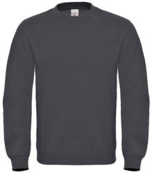 B&C Collection Uniszex pulóver B&C Crew Neck Sweatshirt - WUI20 - 4XL, Anthracite