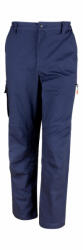 Result Uniszex nadrág munkaruha Result Work-Guard Stretch Trousers Long M (34/34"), Sötétkék (navy)