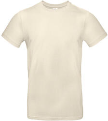 B and C Csomag akciós póló (minimum 3 db) Férfi rövid ujjú póló B&C #E190 T-Shirt -3XL, Naturál