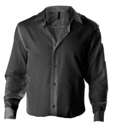 Kariban Férfi ing Kariban KA522 Men'S Fitted Long-Sleeved non-Iron Shirt -XL, Black