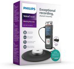 Philips DVT 8115 Voice Tracer Meeting Recorder Diktafon 8GB - Szürke (DVT8115)