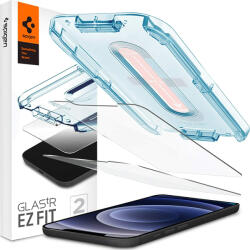 Spigen EZ Fit GLAS. tR Slim 2.5D Tempered Glass 2buc (iPhone 12 / 12 Pro) AGL01801 (AGL01801)