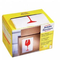 AVERY 7251 Törékeny piktogram 74x100mm 200db-os címke (7251) - officedepot