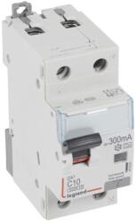  DX3 1P+N kombinált áram-védőkapcsoló C10 6000A / 10kA 300mA A típus (LEG-411081)