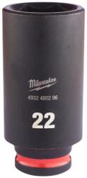 Milwaukee 3/8" Gépi Dugókulcs 6 lapú, hosszú 22 mm - 1 db (MI-4932480296)