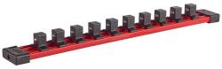 Milwaukee 1/2" Dugókulcsokhoz 10 darabos tároló sín 1 db (MI-4932480448)