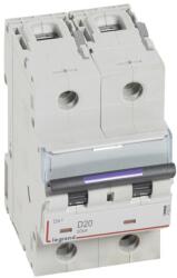 DX3 kismegszakító 50kA 2P 230/400V~ D20 (LEG-410201)