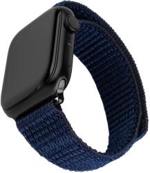 FIXED nylon sportos óraszíj Apple Watch 38/40/41mm-es okosórához, sötétkék FIXNST2-436-DBL (FIXNST2-436-DBL) - pcx