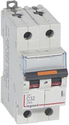 DX3 kismegszakító 25kA 2P 230/400V~ C32 (LEG-409771)