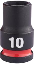 Milwaukee 3/8" Gépi Dugókulcs 6 lapú, rövid 10 mm - 1 db (MI-4932480267)