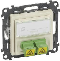 Valena Life SC/APC egymódusú optikai csatlakozóaljzat elefántcsont (LEG-753230)