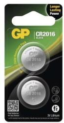 GP Batteries Lítium gombelem CR2016 2db/bliszter (EMOS-B15163)